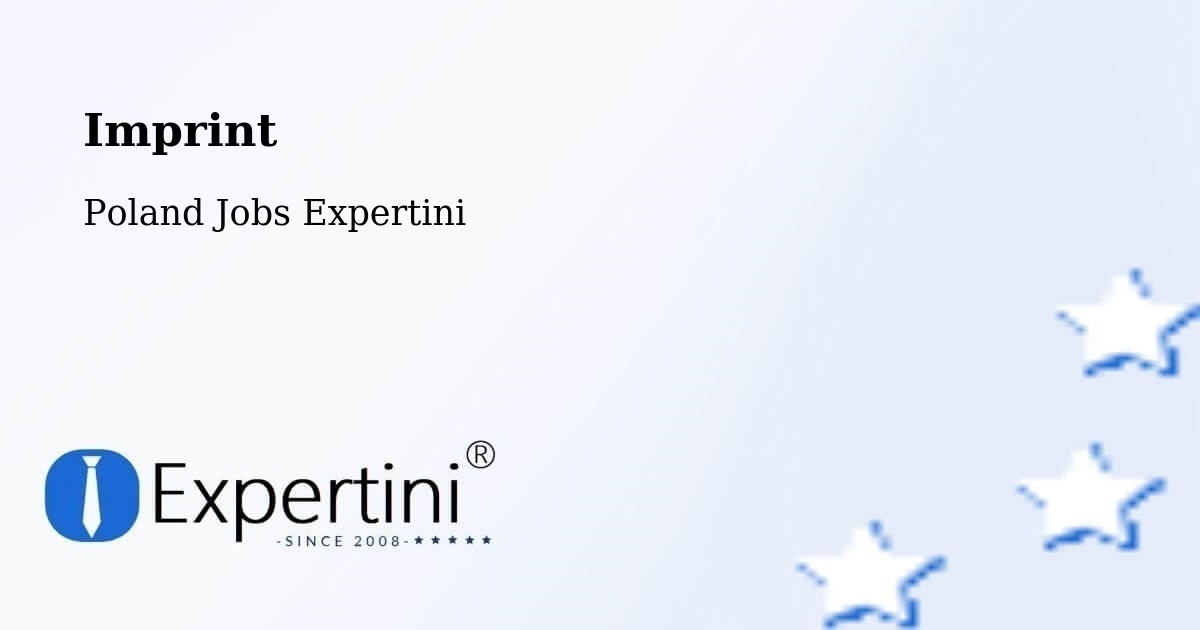 Imprint – Gryfino - Poland Jobs Expertini